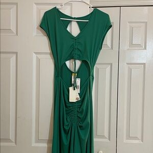Agua bendita  green beautiful dress